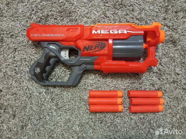 Бластер nerf mega cycloneshock