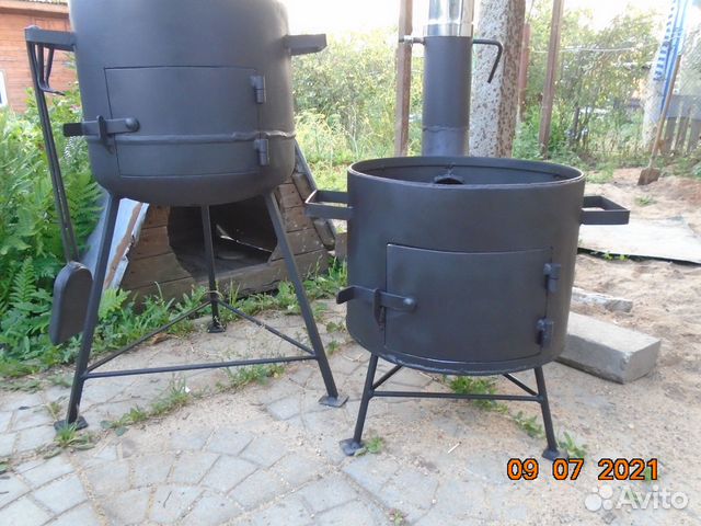 Печка для казана 10-12 л