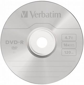 Диски DVD-R verbatim (100шт)