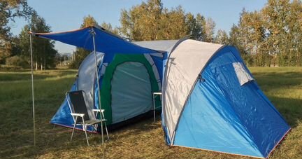Палатка 4 местная с тамбуром