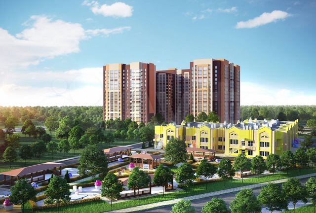 2-к. квартира, 56,6 м², 10/16 эт.