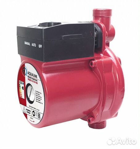 Насос повышения давления t воды до +90С