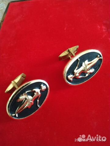 Запонки гдр Vergoldet