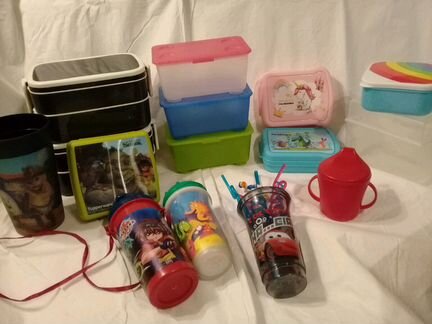 Стакан 3D Tupperware,контейнеры,фляги с соломинкой