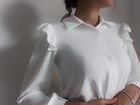 Новая блузка женская с оригинальными рукавами объявление продам