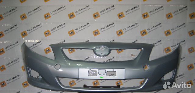 Бампер Toyota Corolla (07) цвет Голубой