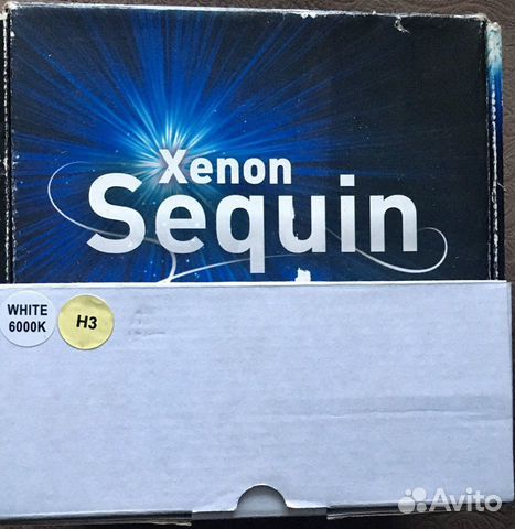 Ксеноновая лампа с цоколем H3 6000K sequen
