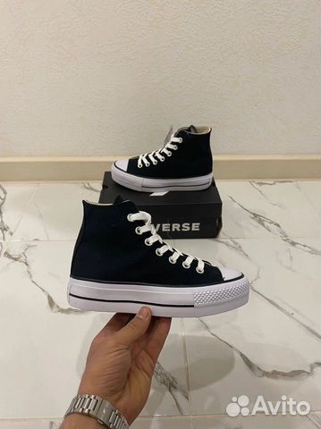 Кеды Converse Chuck Taylor на высокой подошве