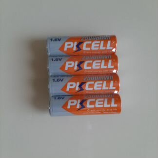 Аккумуляторы Ni-Zn Pkcell Зарядка