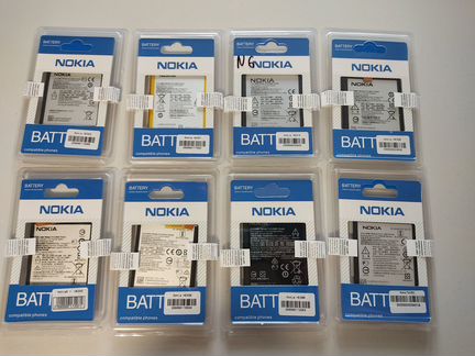 Аккумуляторы Nokia в ассортименте