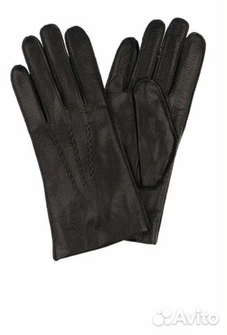 Новые перчатки зимние теплые кожаные