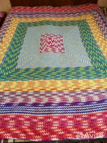 Плед ручной работы