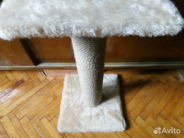 Когтеточка Зонтик 50 см. толстый (джут) пушок