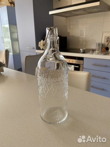 Бутылка икеа с пробкой