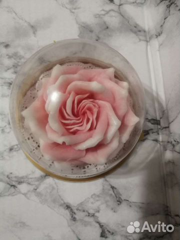 Роза из мыла в куполе