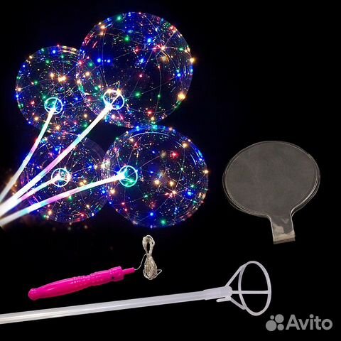 Светящиеся воздушные шары со светодиодной лентой