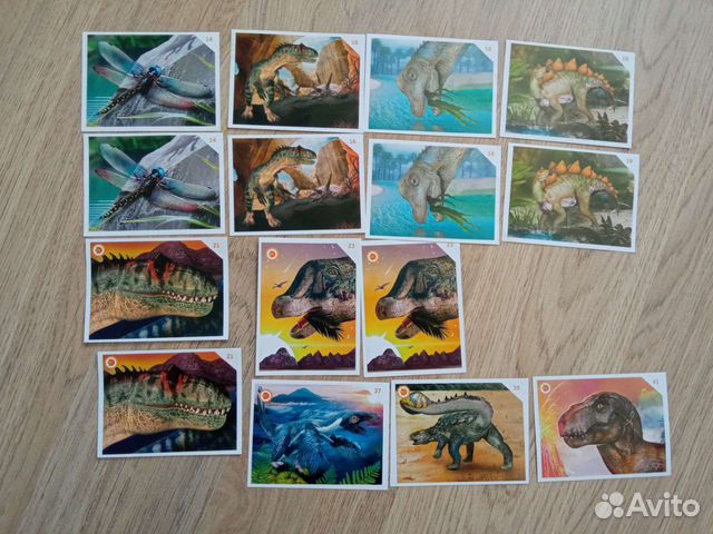 Наклейки Динозавры оживают Монетка Ариант