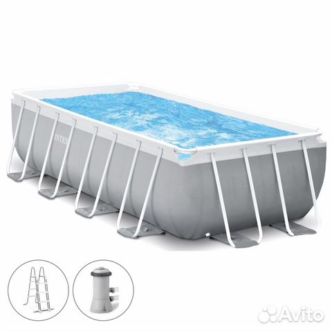 Каркасный бассейн intex 26790 400х200х122 см