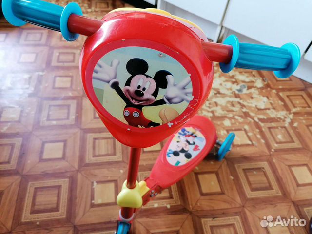 Самокат Микки Маус от 4лет