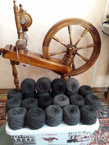 Пряжа из собачьего пуха и мериносовой шерсти