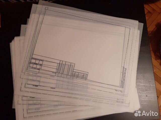 Штампы чертежные пергаментные