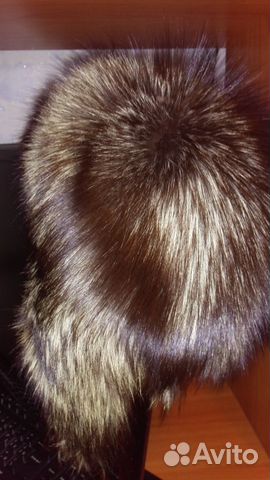 Шапка чернобурка 