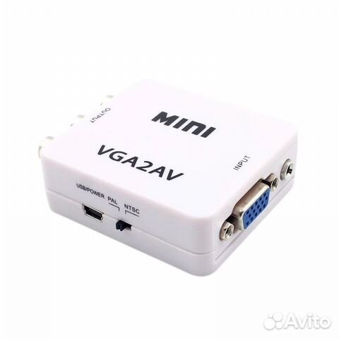 Продаю видео переходник с VGA на RCA