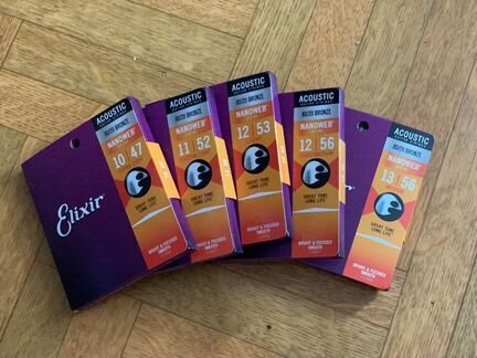 Струны для акустической гитары Elixir оригинал
