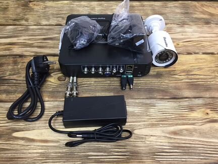 Видеонаблюдение. Комплект 1 видеокамера 2 мп улица