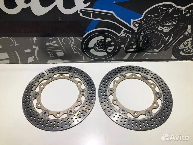 Передние тормозные диски Honda VFR 400 NC24 1987г