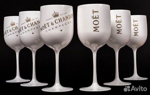 Бокалы moet для торжества
