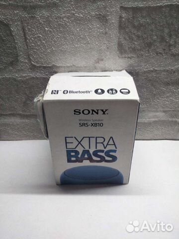 Коробка Sony srs xb10