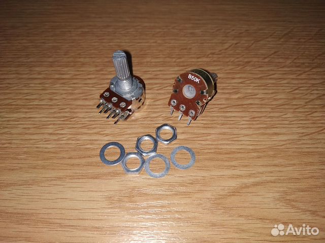 Резистор переменный B50K 6pin купить в Пушкино | Электроника | Авито