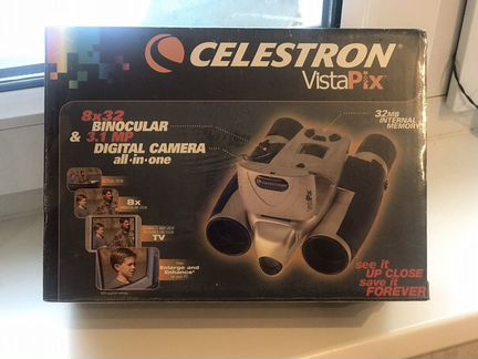 Celestron 8x32 vistapix бинокль и цифровая камера