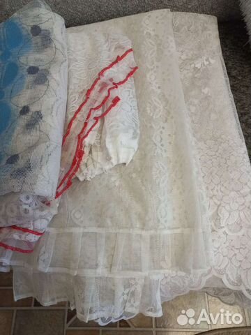 Тюли кухонные разные