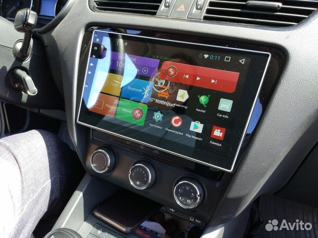 Магнитола Андроид Skoda Octavia A7 в штатное место