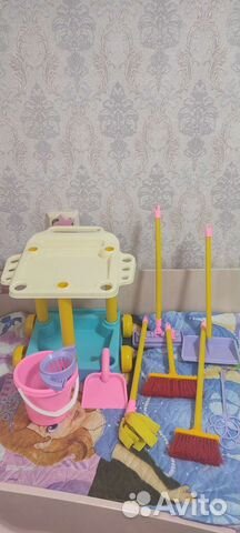 Большой, игровой набор для уборки