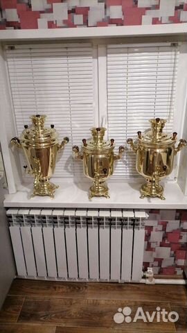 Самовар на дровах советский 5-7 литров