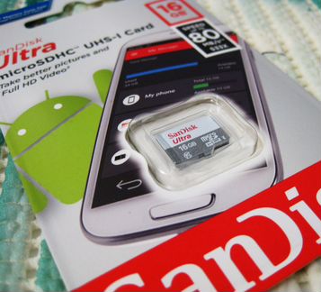 Карта памяти SanDisk Ultra micro sd 16Gb Class 10