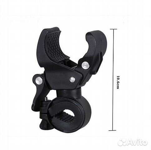 Держатель для фонаря велосипеда (003) Черный