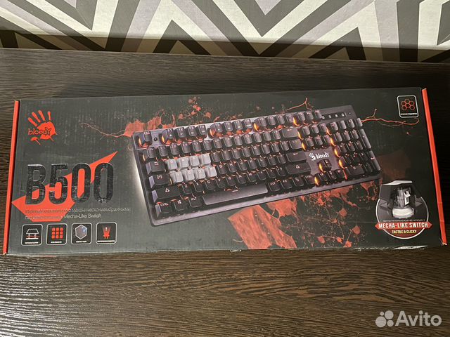 Клавиатура проводная A4Tech Bloody B500