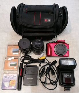 Panasonic Lumix DMC-G3 полный комплект с допами