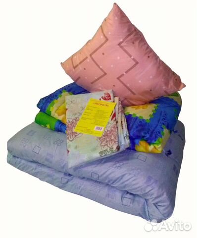 Комплекты матрас одеяло подушка для рабочих