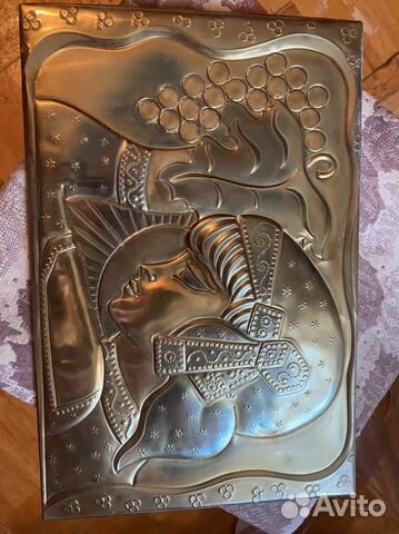 Картина чеканка СССР