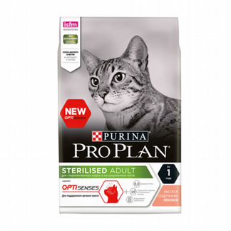 Корм для кошек Pro Plan Sterilised Лосось 10 кг