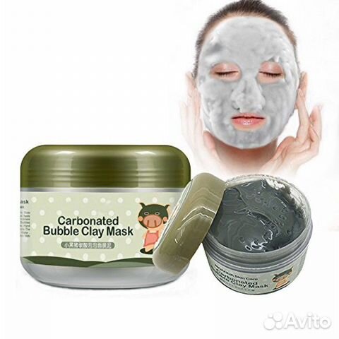 Пузырьковая маска bioaqua bubble clay mask