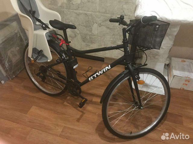 Btwin кресло детское на велосипед