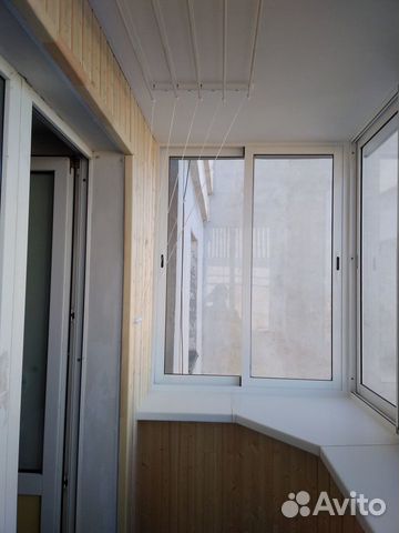 Остекление, отделка балконов и лоджий.Окна пвх