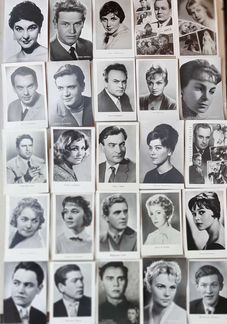 Открытки: актеры советского кино