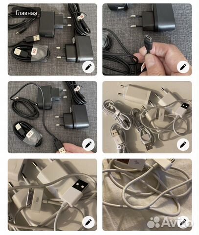 Зарядное ус-во USB,Микро USB,на iPhone 4-4S,новый